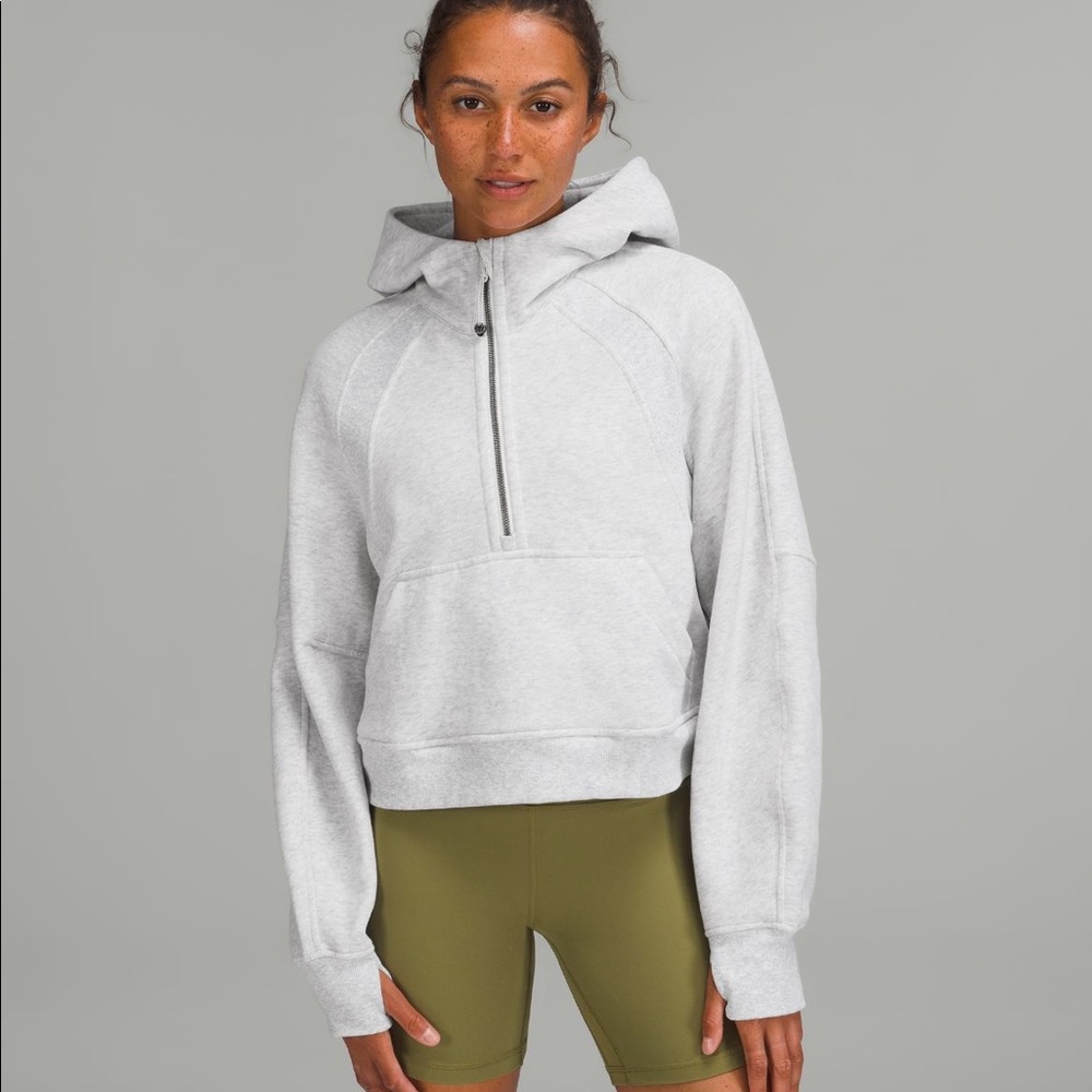 Scuba Oversized Half-Zip Hoodie